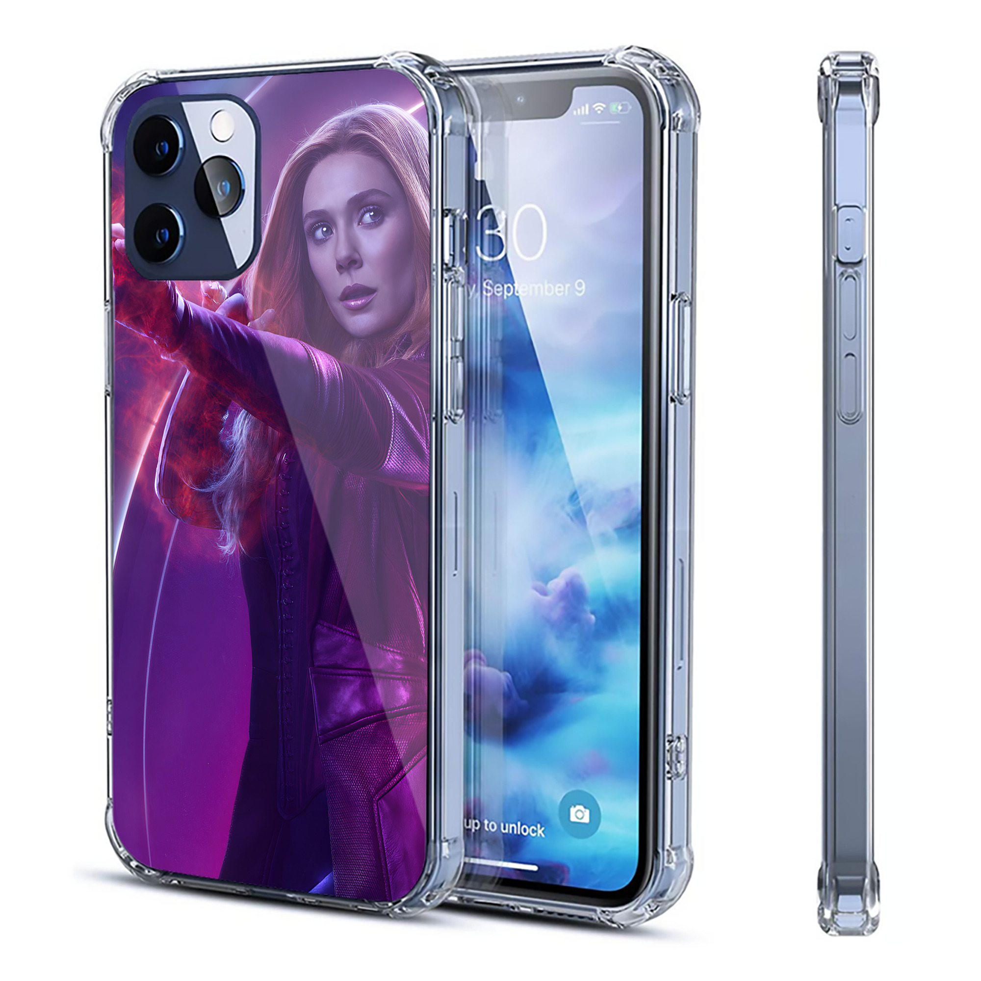 （画像用） アベンジャーズ The Avengers 【iPhone 12シリーズ対応】透明スマホケース（クリアソフトケース）